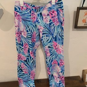 Tropical Vibrant Birds, Lilly Pulitzer Pants